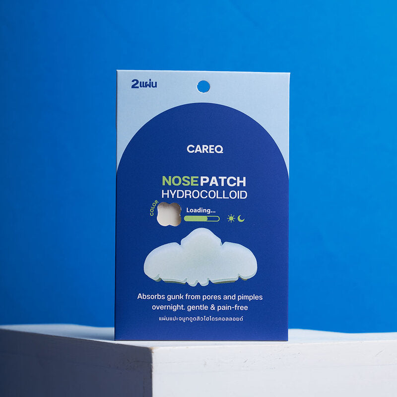 CAREQ Nose Patch Hydrocolloid 2 Sheets #Translucent