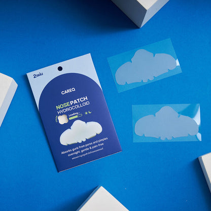 CAREQ Nose Patch Hydrocolloid 2 Sheets #Translucent