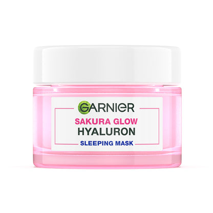 Garnier Sakura Glow Hyaluron Sleeping Mask Night Cream 50ml