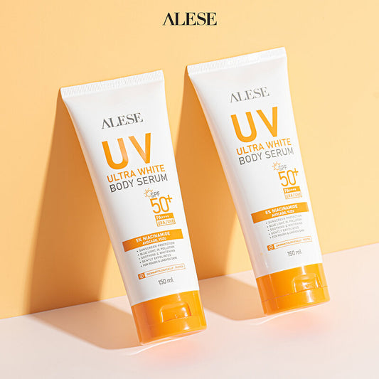 ALESE UV Ultra White Body Serum SPF50+ PA+ 150ml