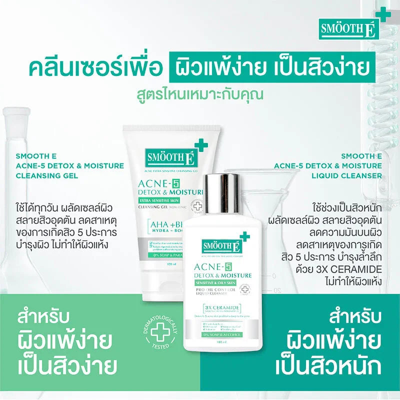 Smooth E Cleansing Gel - Acne Extra Sensitive Formula - Beauty Buddy
