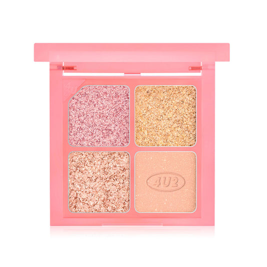 4U2 Eyeshadow Palette - 4.4g Rose Quartz with Dense Texture - Beauty Buddy