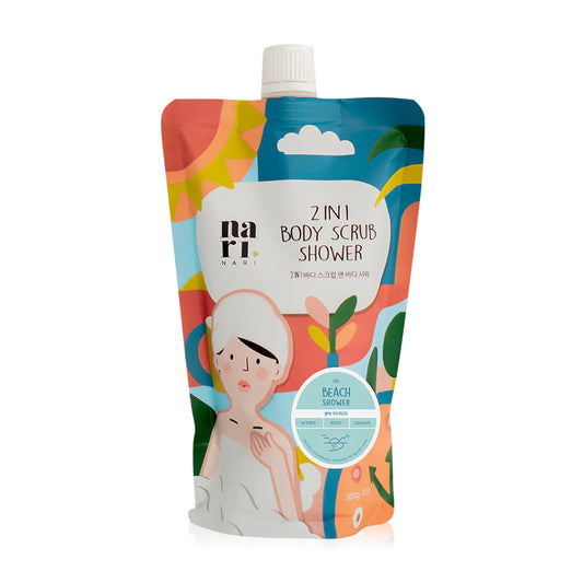 NARI 2-in-1 Body Scrub Shower 350g #Beach Shower