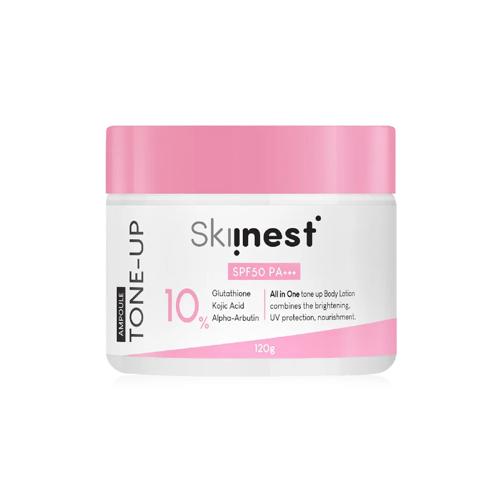 Skinness Ultra Bright Pink Tone Up Ampoule Body Lotion SPF50 PA+++ 120g
