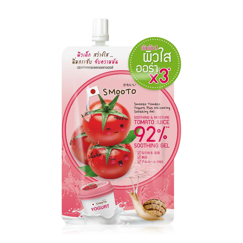 Smooto Tomato Yogurt Plus Whitening Soothing Gel 50g