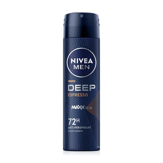 NIVEA Men Deodorant Spray - Deep Espresso with Charcoal - Beauty Buddy