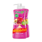 Parrot Serum Vitamin Shower Cream Super Fruit 450ml x 2pcs