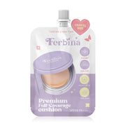 FERBINA Premium Full-Coverage Cushion SPF50 PA+++ Travel Size 5g #00 Ivory Cushion