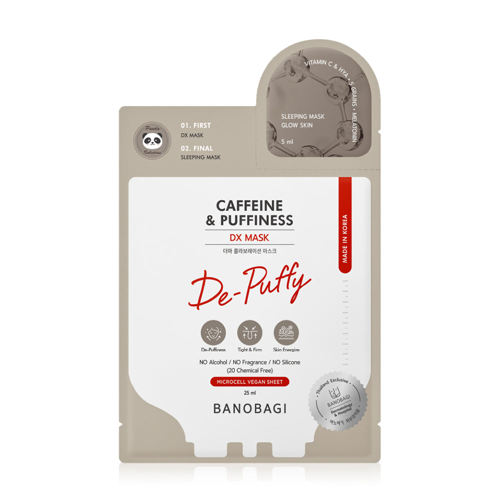 BANOBAGI Dx Mask Caffeine & Puffiness Facial Mask Sheet 25ml + 5ml