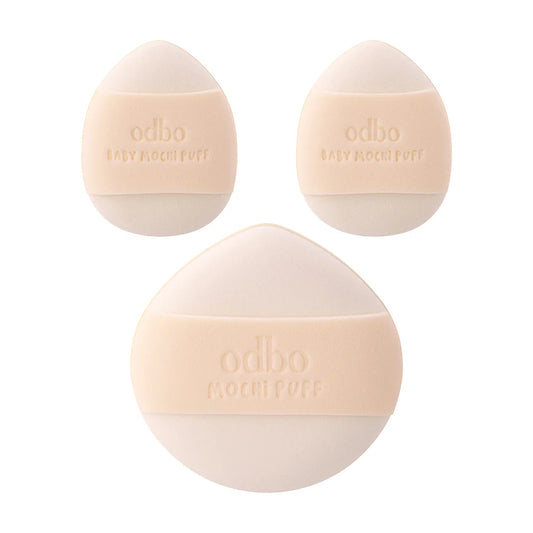 ODBO Mochi Puffs Set - Soft and Fluffy Texture (3pcs) - Beauty Buddy