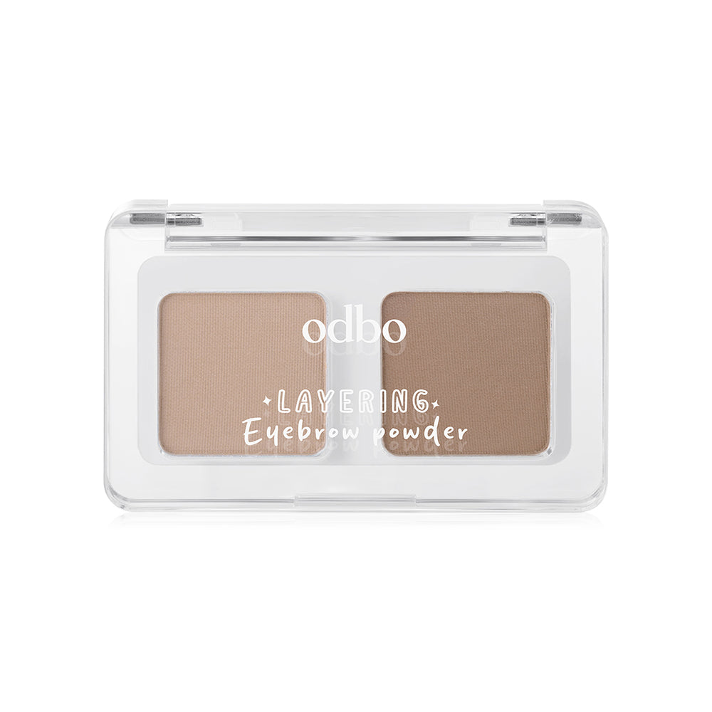 ODBO Eyebrow Powder - Waterproof Dual Shade Palette - Beauty Buddy