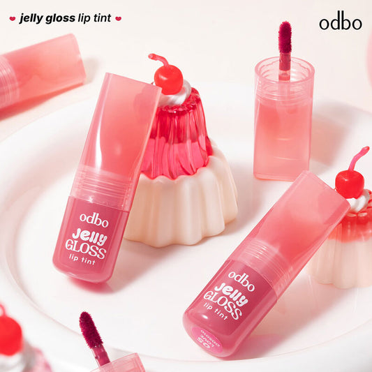 ODBO Lip Tint - Jelly Gloss Formula, Clear Color, 3g - Beauty Buddy