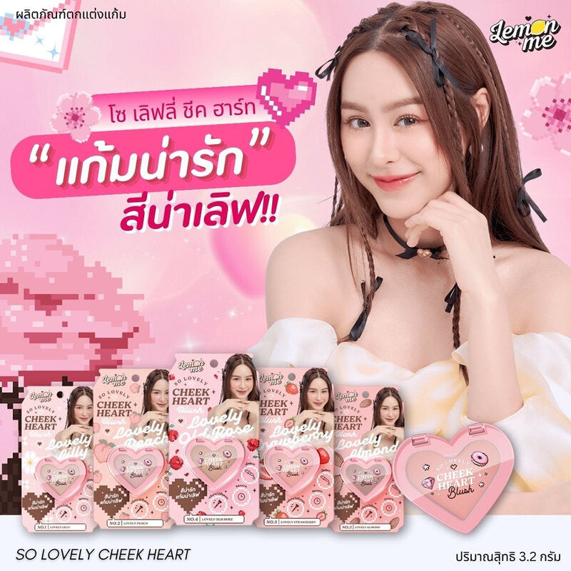 Lemon Me Cheek Blush - #02 Lovely Peach - Beauty Buddy