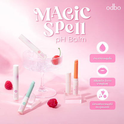 ODBO Lip Balm - Magic Spell PH Color Changing Pink - Beauty Buddy
