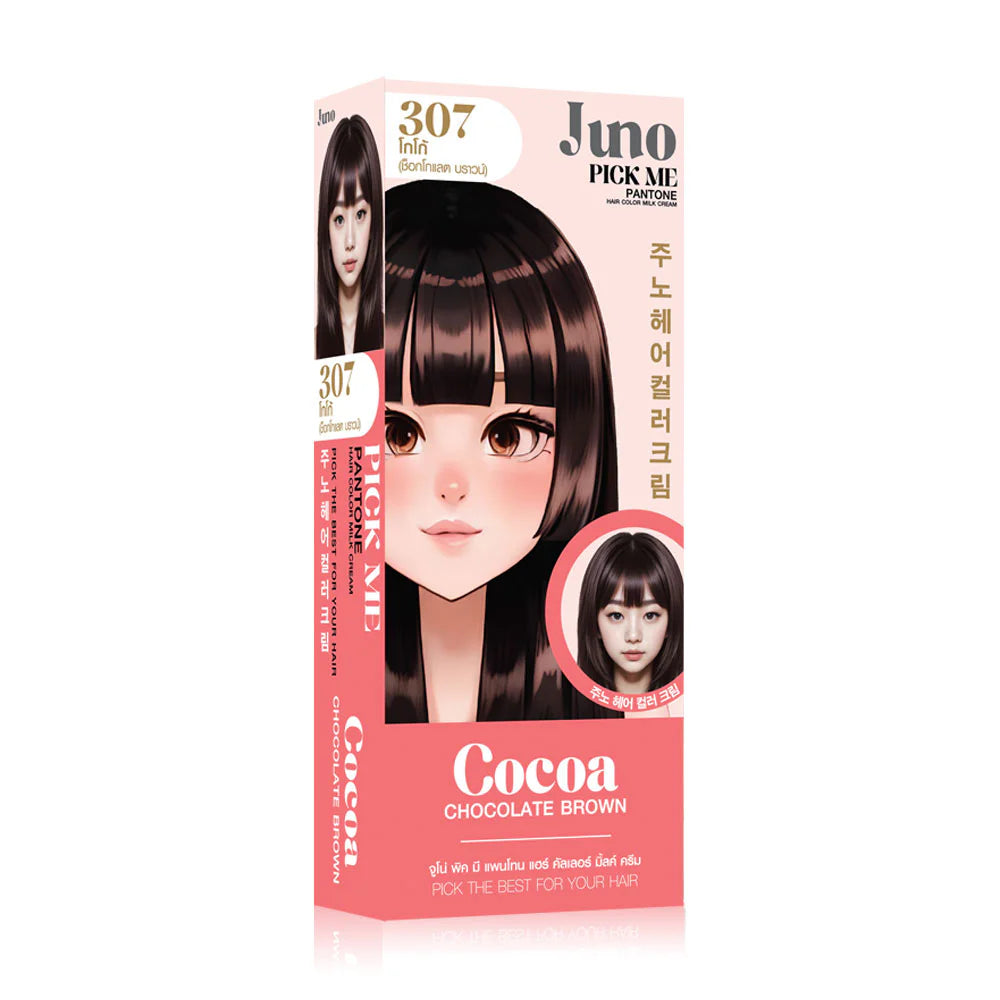 JUNO Pick Me Pantone Hair Color Milk Cream 85ml - #307 Cocoa