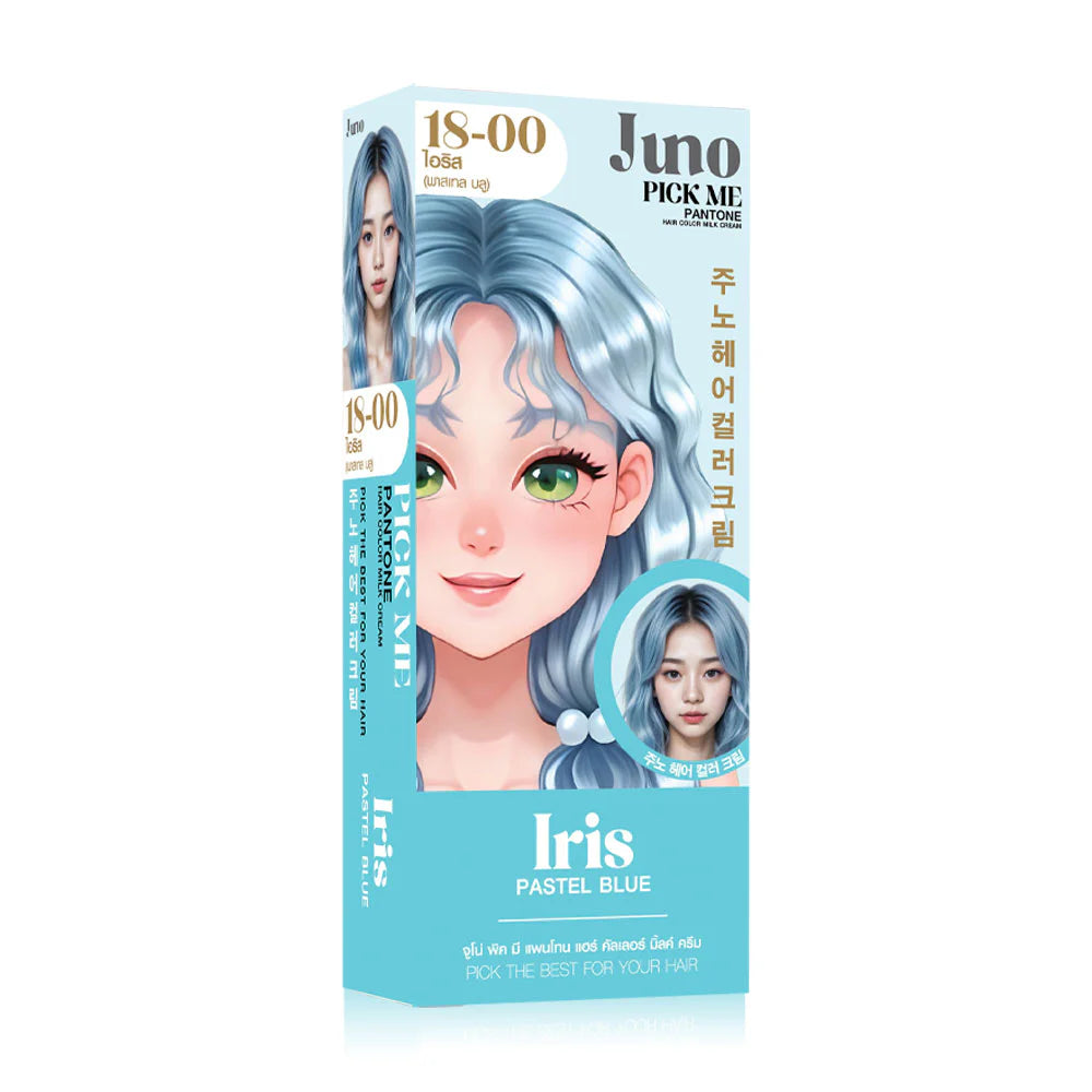 JUNO Pick Me Pantone Hair Color Milk Cream 85ml - #18-00 Pastel Blue