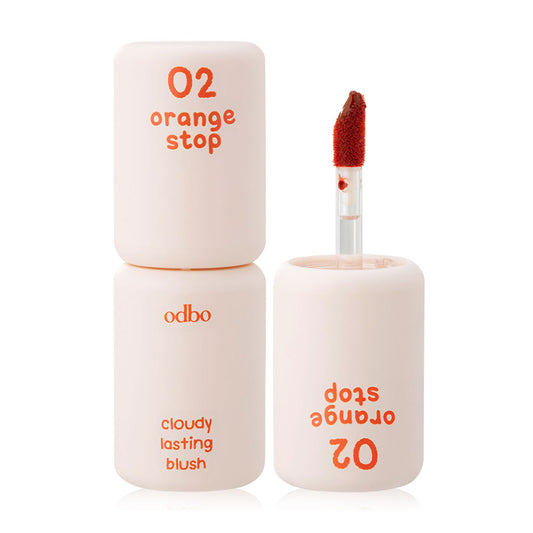 ODBO Blush - Cloudy Lasting Formula #02 Orange Stop - Beauty Buddy