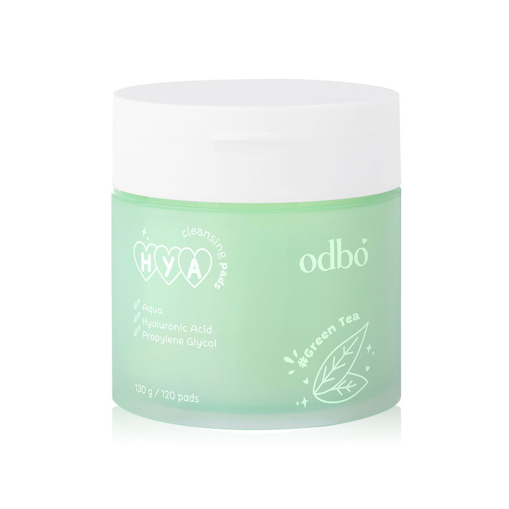 ODBO Cleansing Pads - Green Tea Formula, 130g (120 Pads) - Beauty Buddy
