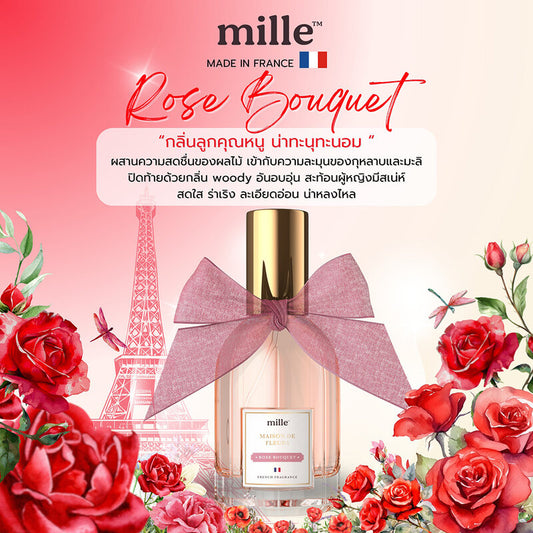 Mille Maison De Fleurs Perfume - EDP 30ml Rose Bouquet - Beauty Buddy
