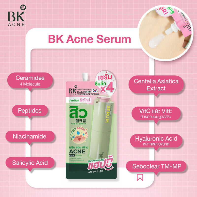 BK Acne Clear Cica Water Gel Serum 8g