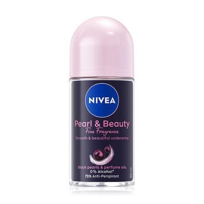 NIVEA Antiperspirant Roll-On - Pearl & Beauty with Black Pearl Extract - Beauty Buddy