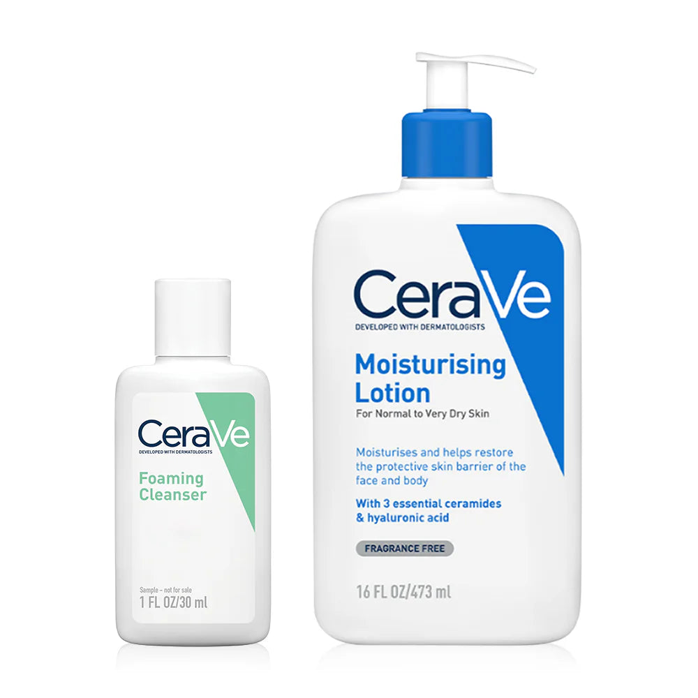 CeraVe Moisturising Lotion 473ml Free! Foaming Cleanser 30ml