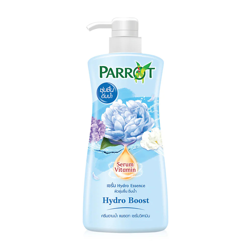 Parrot Serum Vitamin Shower Cream Hydro Boost 450ml