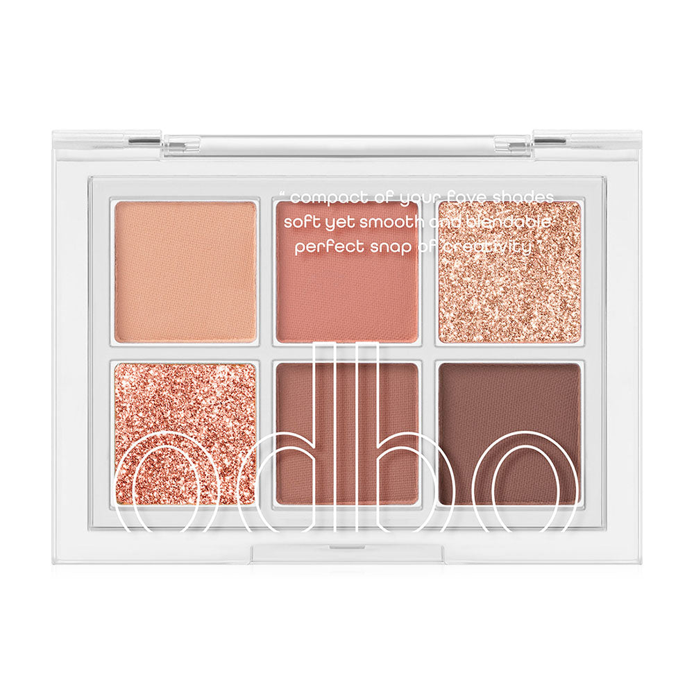 ODBO Eyeshadow Palette - 6 Shades for Versatile Eye Makeup - Beauty Buddy