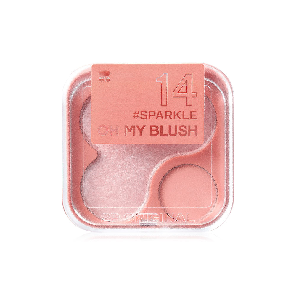 2P Original Blush - #14 Sparkle Dual Texture - Beauty Buddy