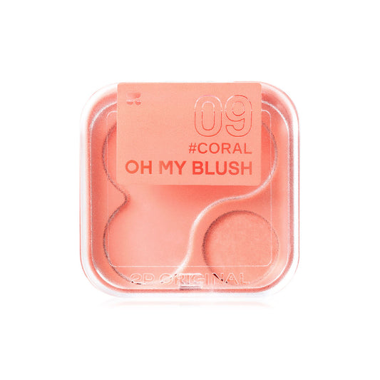 2P Original Blush - Coral Dust-Free Dual Texture - Beauty Buddy
