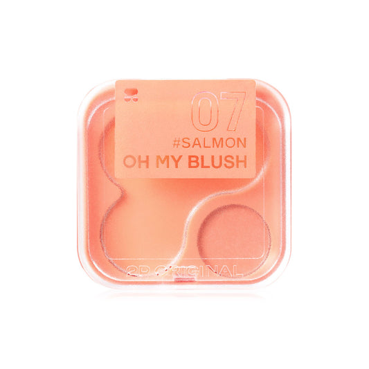 2P Original Blush - #07 Salmon Dust-Free Dual Texture - Beauty Buddy