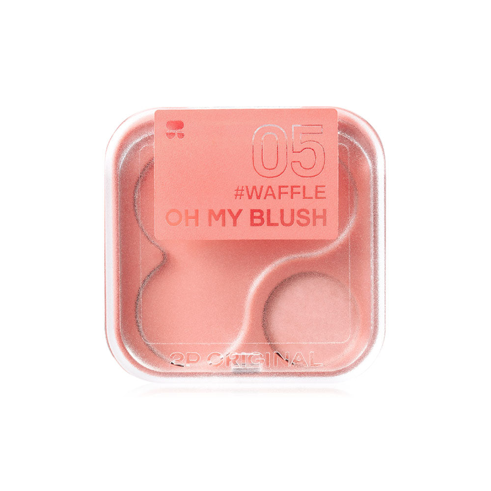 2P Original Blush - Waffle Dust-Free Dual Texture - Beauty Buddy