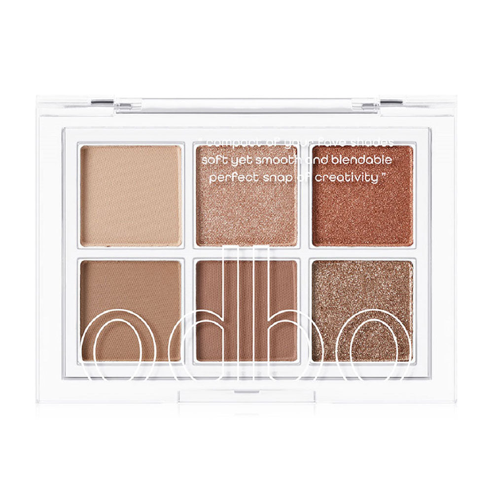 ODBO Eyeshadow Palette - 6 Blendable Shades - Beauty Buddy