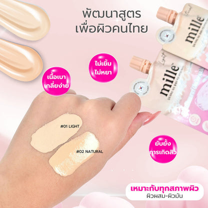 Mille Cushion Foundation - SPF50 PA+++ for Flawless Skin - Beauty Buddy