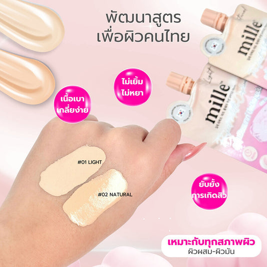 Mille Cushion Foundation - SPF50 PA+++ for Flawless Skin - Beauty Buddy