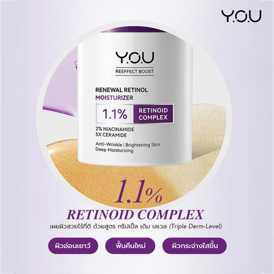 Y.O.U Retinol Moisturizer - 1.1% Retinoid Complex - Beauty Buddy
