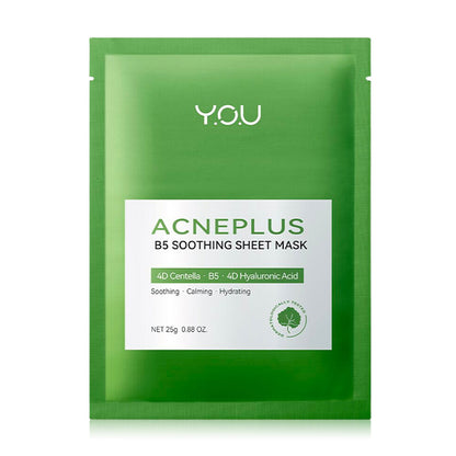 Y.O.U. Sheet Mask - AcnePlus B5 Soothing Formula - Beauty Buddy