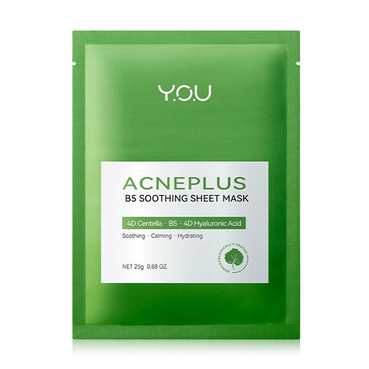 Y.O.U. Sheet Mask - AcnePlus B5 Soothing Formula - Beauty Buddy