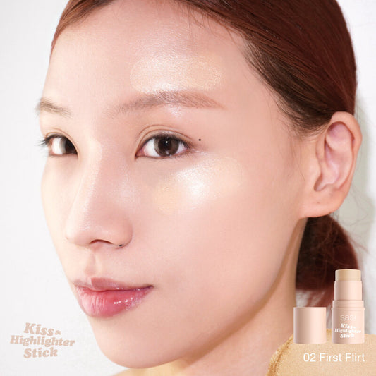 SASI Highlighter Stick - Cream Formula #02 First Flirt - Beauty Buddy