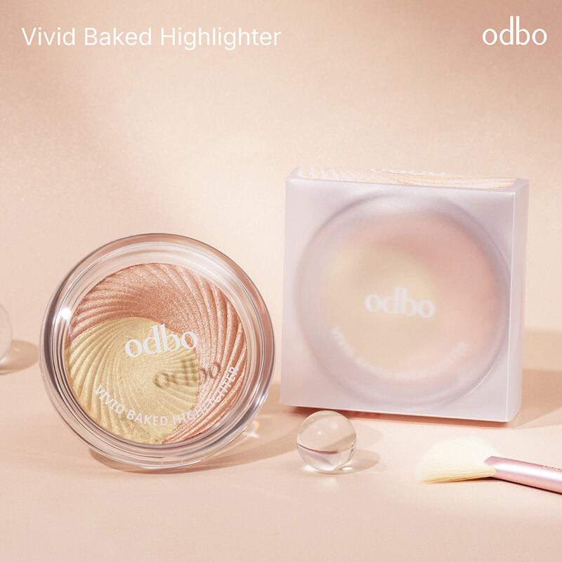 ODBO Highlighter - Vivid Baked Formula #03 - Beauty Buddy