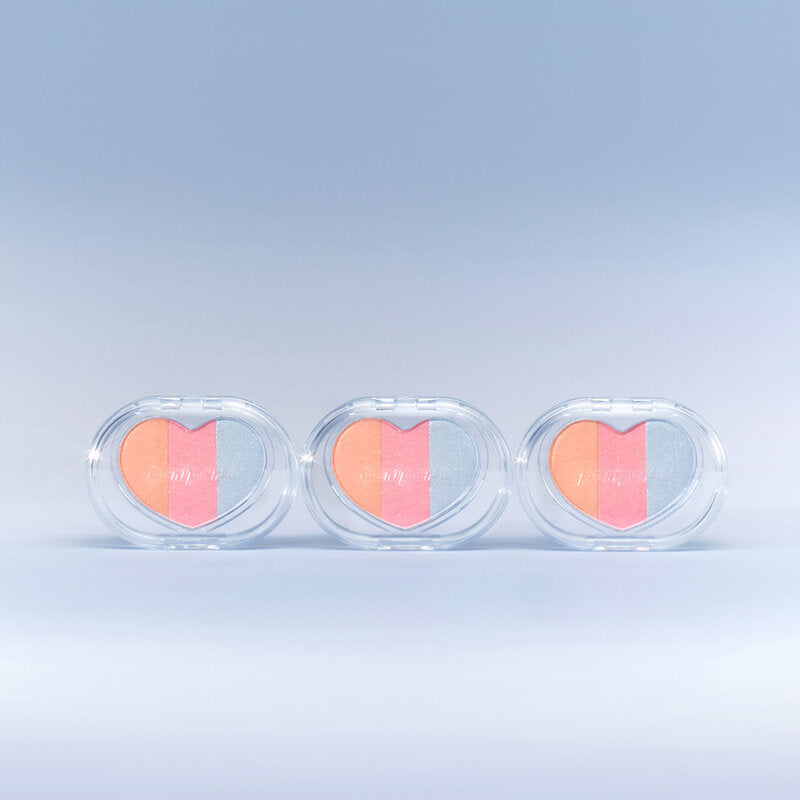 Peripera Highlighter - Heart Pocketbeam #01 Candy Topping - Beauty Buddy