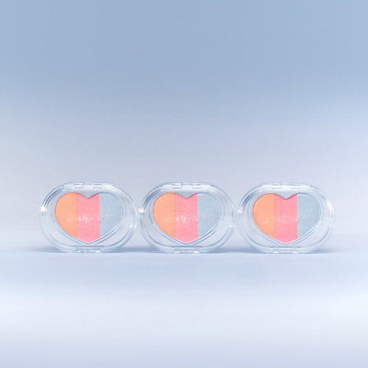 Peripera Highlighter - Heart Pocketbeam #01 Candy Topping - Beauty Buddy