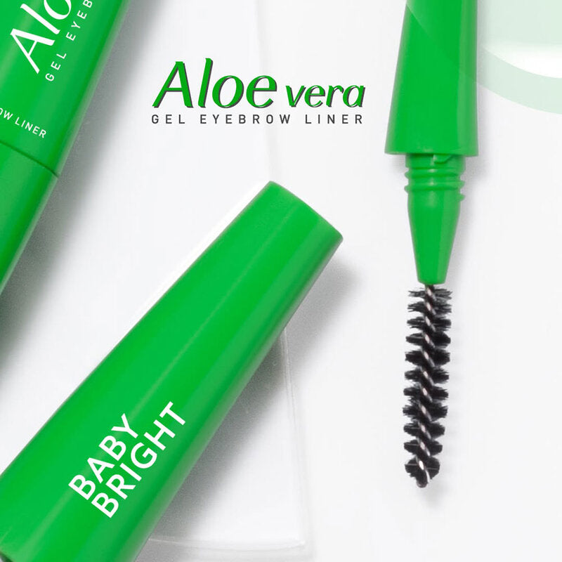 Baby Bright Eyebrow Liner - Aloe Vera Gel, Medium Brown - Beauty Buddy