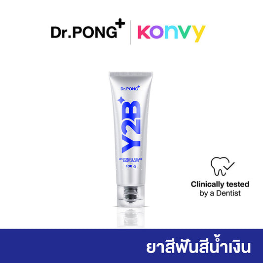 Dr.PONG Toothpaste - Y2B Whitening Blue Formula - Beauty Buddy