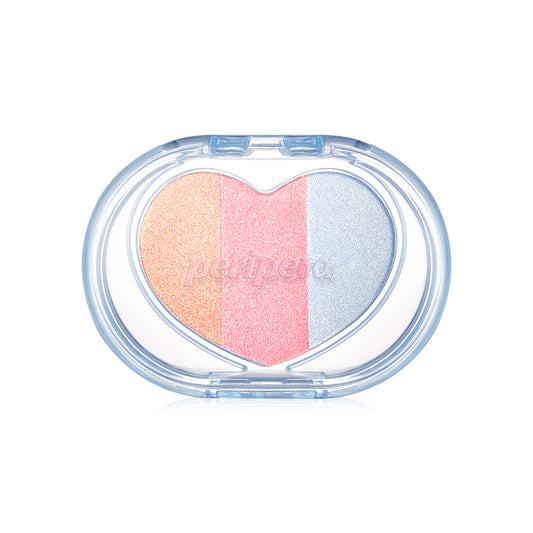 Peripera Highlighter - Heart Pocketbeam #01 Candy Topping - Beauty Buddy