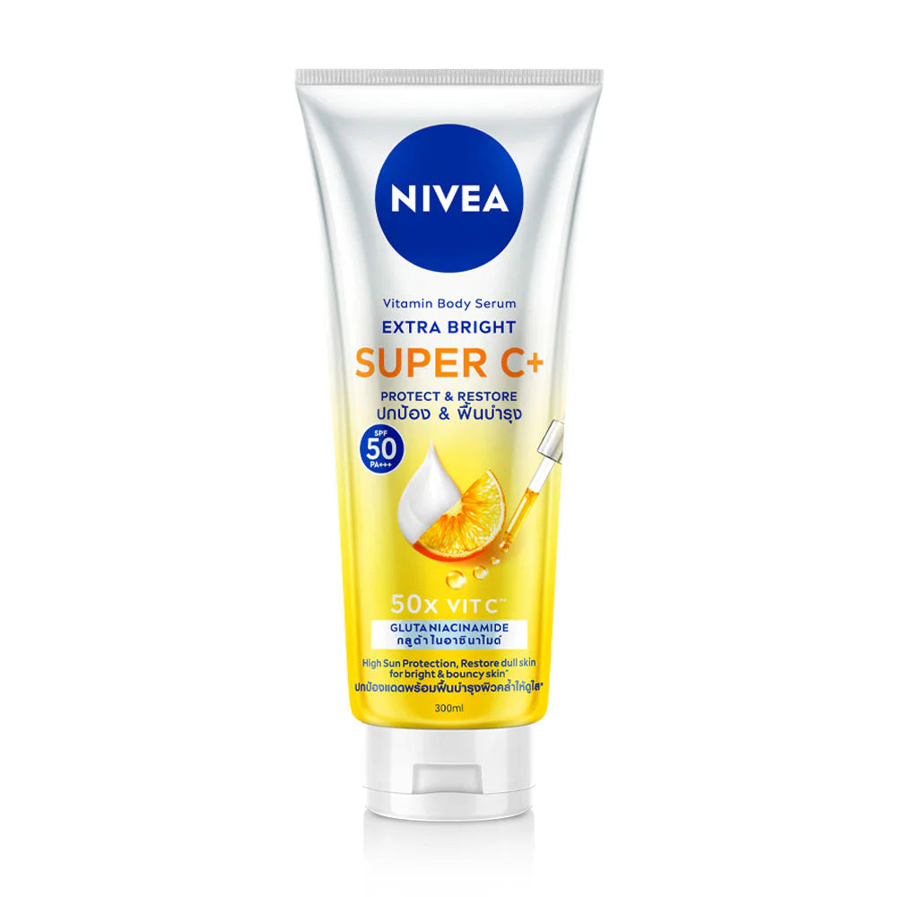 NIVEA Vitamin Serum - Extra Bright C+ with SPF50/PA+++ - Beauty Buddy
