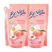 BeNice Shea Butter Peachy Peach Shower Cream 400ml x 2pcs