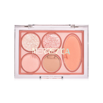 Merrezca Eye & Cheek Color Palette - #01 Tell Me You Love Me - Beauty Buddy