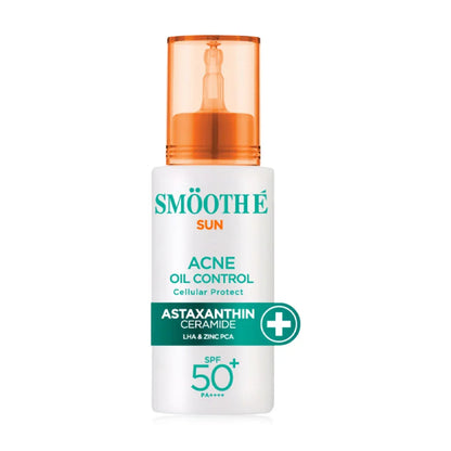Smooth E Sunscreen - Oil Control with Astaxanthin & Ceramide SPF 50+ - Beauty Buddy