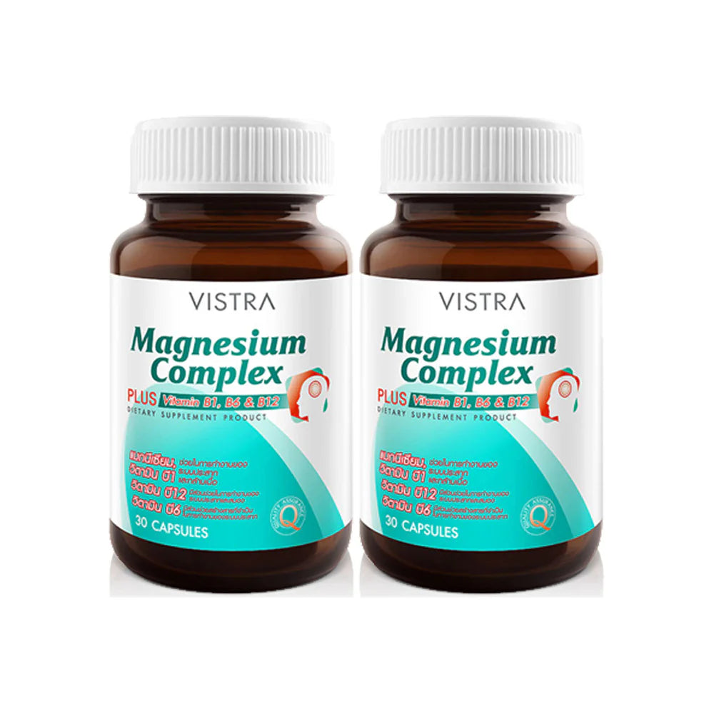 Vistra Magnesium Complex 30 Capsules x 2pcs